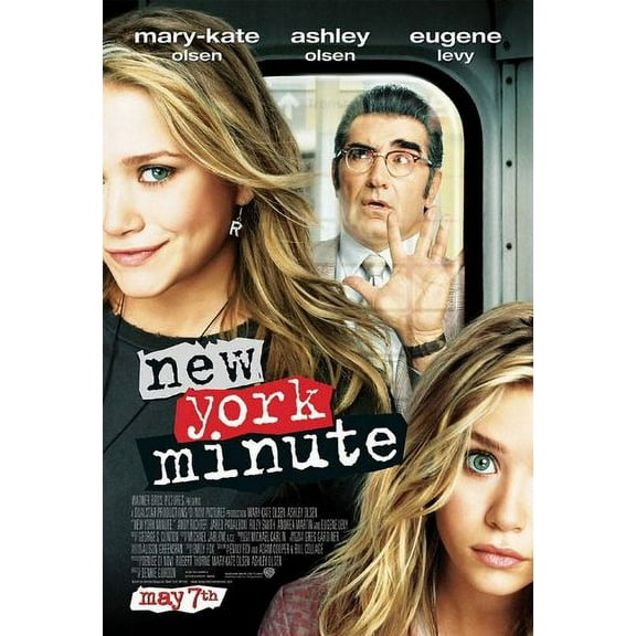 NEW YORK MINUTE (2004) - Original Authentic Movie Poster - 27x40 - ROLLED - D/S - Ashley Olsen - Mary-Kate Olsen - Eugene Levy - Andy Richter