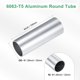 thumbnail image 3 of Tubo redondo de aluminio 6063 de 1 paquete, 32mmx35mm(IDxOD) 100mm de longitud, 3 of 7