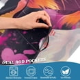 thumbnail image 7 of Beautiful Colorful Tiger Half Window Tier Curtains 24 Inch Blackout Thermal Insulating Kitchen Linen Tier Curtains for Kitchen, Bathroom, Cafe Home Decor, 7 of 7