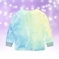 thumbnail image 6 of mgoYE Kids Girl Clothes Tie Dye Long Sleeve Cute Pattern Top and Pants Toddler Girl Fall Spring Outfits Pant Set, 6 of 9