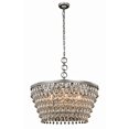 thumbnail image 1 of Elegant Lighting 1219D28AS/RC Nordic Collection Pendant Lamp D28" H14" 6-Light, Clear, 1 of 9