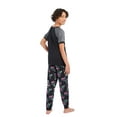 thumbnail image 2 of 2-Pack Boys' Pajama Set Dino/Skeleton, 2 of 2