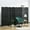 Black, variant on GVN Room Separation Divider,Folding Room Divider Screen 8 Panel 5.6 ' Tall Privacy Screen Freestanding Room Partition, Brown