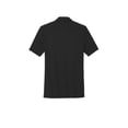thumbnail image 4 of MERCER+METTLE Unisex Stretch Pique Full-Button Polo | Button Down Collared Shirt for Men & Women, Business Casual Shirt - Deep Black XL, 4 of 4