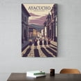 thumbnail image 6 of Vintage City Travel Poster of Ayacucho Peru with Historic Streets And Culture Print Poster, 6 of 8