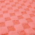 thumbnail image 3 of REGALWOVEN Pack of 2 Faux Fur Soft Plaid Decorative Throw Pillow Covers Square Plush Pillowcase Orange 12" x 20", 3 of 6