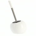 thumbnail image 6 of Evideco French Home Goods Pise Commercial Freestanding Pise Toilet Brush and Holder Set with Toilet Brush, White, 6 of 7