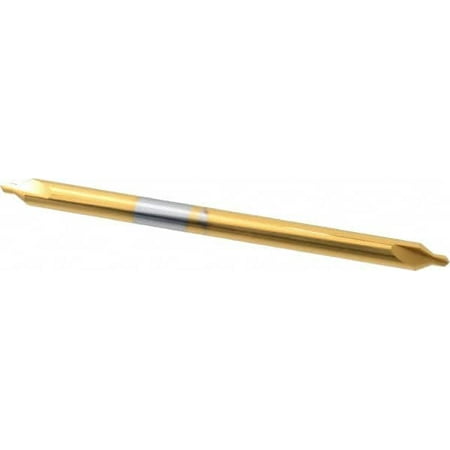 

Hertel #3 Plain Cut 60° Incl Angle Solid Carbide Combo Drill & Countersink 1/4 Body Diam 7/64 Point Diam x 7/64 Point Length 4 OAL Right Hand Cut Double End