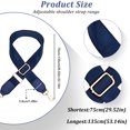 thumbnail image 2 of fastboy Elegant Bag Strap With Fine Stitching Timeless And Graceful Addition To Shoulder Bag Tear-resistant Blue, 2 of 6