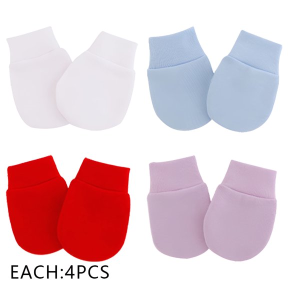 TELOLY 16Pcs Baby Mittens,Suitable for Babies Baby Mittens Newborn,Soft and Comfy Newborn Mittens No Scratch,Style1