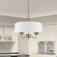 thumbnail image 5 of 41773-01 Livex Lighting Edinburgh - 3 Light Pendant In Transitional Style-14 Inches Tall and 16 Inches Wide-Antique Brass Finish    -Traditional, 5 of 10