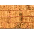 thumbnail image 1 of Ahgly Company Indoor Rectangle Patchwork Orange Transitional Area Rugs, 2' x 5', 1 of 1