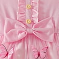 thumbnail image 6 of RUTAYY Children Girls Tutu Dress Round Neck Short Sleeve with Bow Party Daily Wear Fashion Playful Dresses, 6 of 6