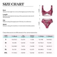thumbnail image 4 of Kdxio Geometry Print Women's 2 Piece High Waisted Wrap Spaghetti Strap Summer Swimsuit Bikini Set-Large, 4 of 7