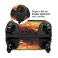 thumbnail image 4 of Daiia Firefly Forest Fox Luggage Cover, Thickened Washable Travel Luggage Covers, Elastic Unique Baggage Covers for 18-20 inch Luggage-Medium, 4 of 9