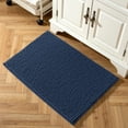 thumbnail image 4 of Subrtex Chenille Bathroom Rugs，Extra Soft and Non Slip Bath Mats，Thick Rubber Backing Washable Shower Rugs & Home Decor Accessories (Navy,20"*32"), 4 of 8