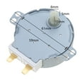 thumbnail image 5 of AC 220V-240V 4RPM 4W Synchronous Motor for TYJ50-8A7 Microwave Oven Swivel Tray Air Blower, 5 of 7