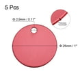 thumbnail image 2 of Uxcell Metal Round Stamping Blank DIY Label Aluminum Tags for Craft, Pendant Decoration Red 5Pcs, 2 of 6