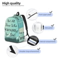 thumbnail image 5 of Daiia Not All Those Who Wander Are Lost1 Vintage Canvas Backpack for Men and Women ,Hiking Backpack,Travel Laptop Bag for School,Large Capacity Backpack, 5 of 8