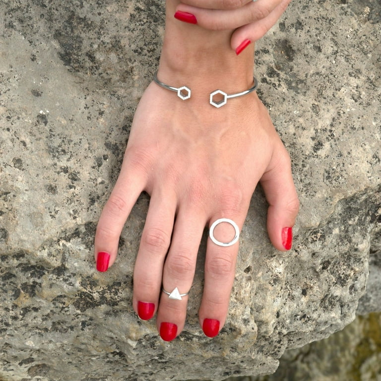 Infinity Ring Polished Sterling Silver Sizes 4-11 Infinity Ring Polished Sterling Silver Sizes 4-11
