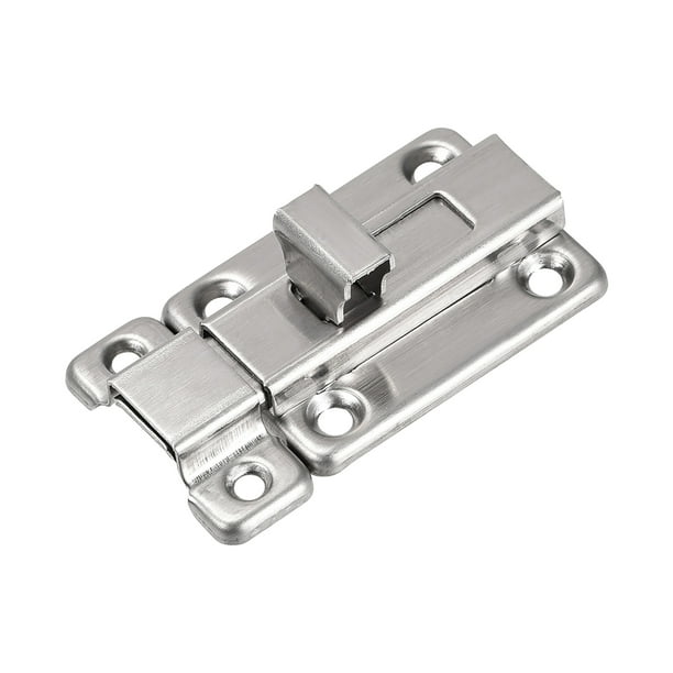 Sliding Lock Barrel Bolt, 2" Stainless Steel Door Latch