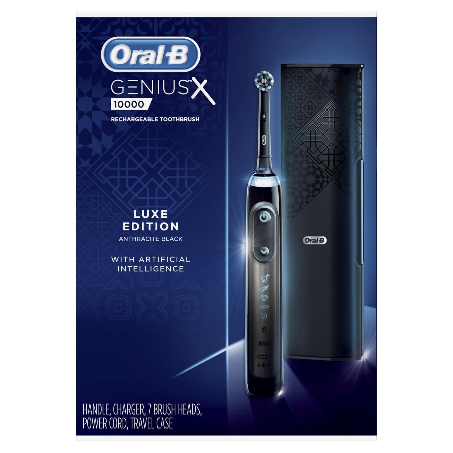 Oral-B GENIUS X Luxe, Rechargeable Electric Toothbrush with