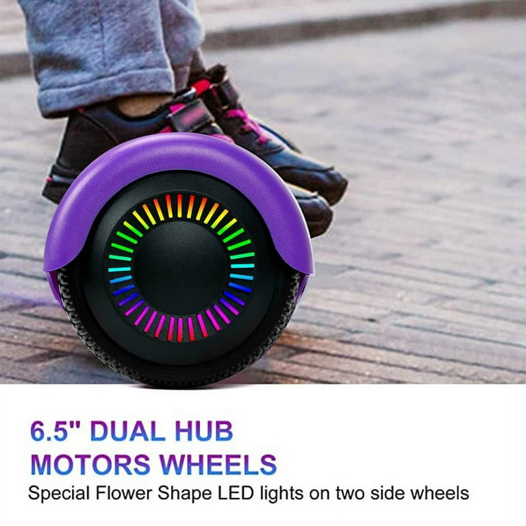 V.I.P. Hoverboard 200 Lbs. Max Weight 6 Mph Max Speed Hoverboard with LED light 6.5