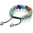 thumbnail image 5 of Pulsera de cuentas de chakras, pulsera de cristal curativa de los 7 chakras, pulsera de cuentas de piedra de yoga, pulsera de meditación, relajación y ansiedad., 5 of 5