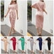 thumbnail image 5 of Vestido de mujer Vestido camisero de mujer Vestido elegante con cinturón de cintura alta drapeado con botones de manga corta 1 1, 5 of 5
