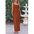 thumbnail image 3 of Vestido PRETTYGARDEN 2025 Invitada de Boda Verano Caramelo Talla L, 3 of 8