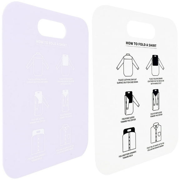 MERRYHAPY 6-Pack Simple Design PP Garment Folders for Clothes Organization Space Saving Storage Tool