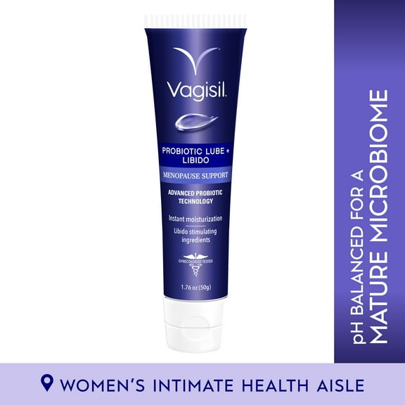 Vagisil Probiotic Lube   Libido Gel Menopause Support Probiotic, 1.76 oz