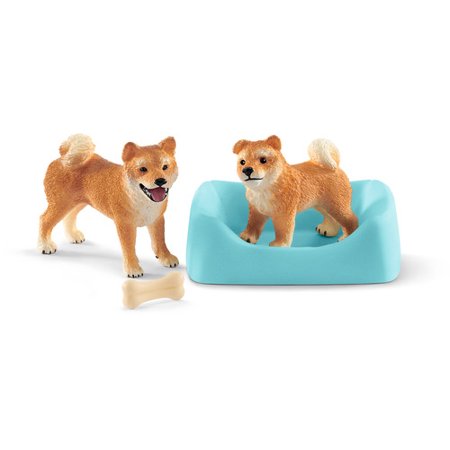 Schleich Shiba Inu Mother And Puppy