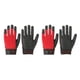 thumbnail image 4 of Qarigey 1 par de guantes de trabajo, guantes aislantes eléctricos, mitones de goma para conducir negro rojo L 2Conjunto, 4 of 6