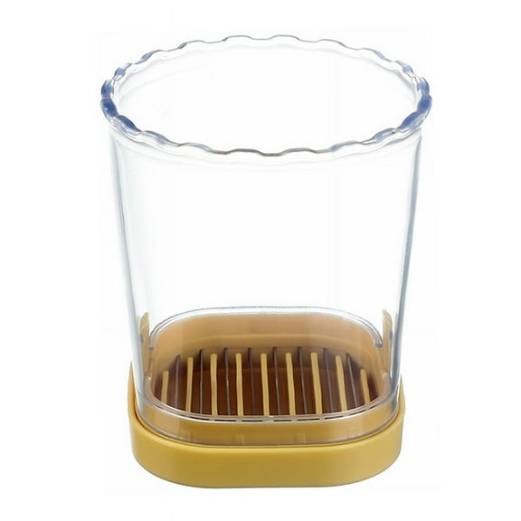 Stainless Steel Slicing Cup Fruit and Vegetable Speed Slicer with Push Plate Fruit Slicer Cup Slicer Cutters,A