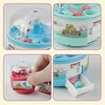 thumbnail image 3 of Mini Claw Machine Stuff Dinosaur Gashapon Toy Grabber Fingertip Toy ZD A-Pink-, 3 of 5