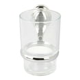 thumbnail image 3 of Porta Vasos Bath Accents Metal Cromado Y Vidrio 10X12X6Cm, 3 of 3