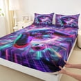 thumbnail image 3 of Castle Fairy Gradient Gamer Twin Sheet Sets for Boys Girls,Soccer Sport Bedding, 3 of 7