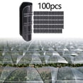 thumbnail image 4 of 100 Pieces Garden Buildings Tube Clip Lightweight Shade Cloth Clips Multipurpose 20mm, 4 of 6