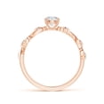 thumbnail image 2 of ANGARA Natural 0.35 Ct. Diamond Fashion Ring in 14K Rose Gold for Women (Ring Size: 12), 2 of 9