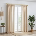 thumbnail image 2 of Barra de Cortina Zeerobee Ajustable 1 Pulgada Dorada 122-218 cm, 2 of 9