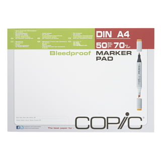  Marker Paper Sketchbook, Bleedproof Art Marker Pad, (8.27 X  11.69) Inch, White, 40 Sheets : Arts, Crafts & Sewing
