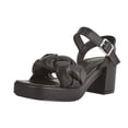 thumbnail image 2 of Sandalias de mujer Casual Color sólido Estilo romano Hebilla Correa en el tobillo Tacones altos gruesos Zapatos de punta cuadrada Wmkox8yii nm2281, 2 of 9