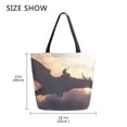 thumbnail image 5 of Large Canvas Bag 13.5x5.1x15 Inch Canvas Bag Shopping Canvas Bag Suitable For Outing Shopping Travel Out Of Large Capacity Storage Warrior Dragon, 5 of 9