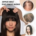 thumbnail image 3 of Vogacara Aspecto realista, aspecto Natural, limpio, falso, adorno de flecos, postizo, extensiones de una sola pieza, flequillo Cuidado del cabello, 3 of 6