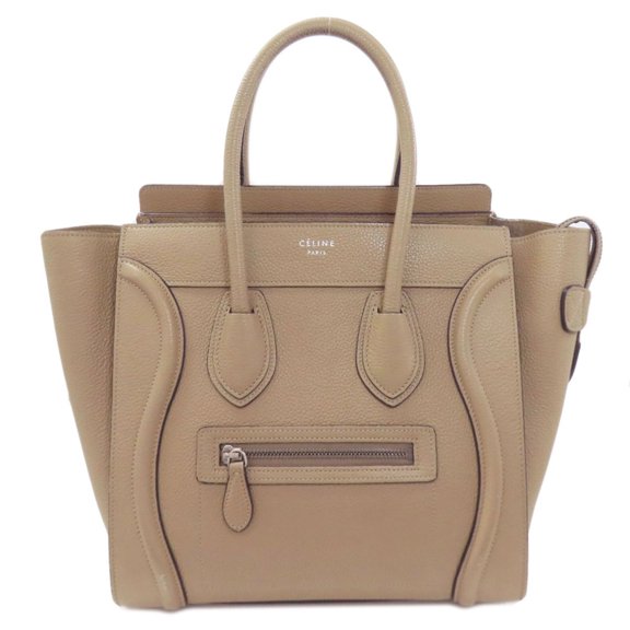 Pre-Owned Celine Luggage Micro Handbag, Calfskin, Women's