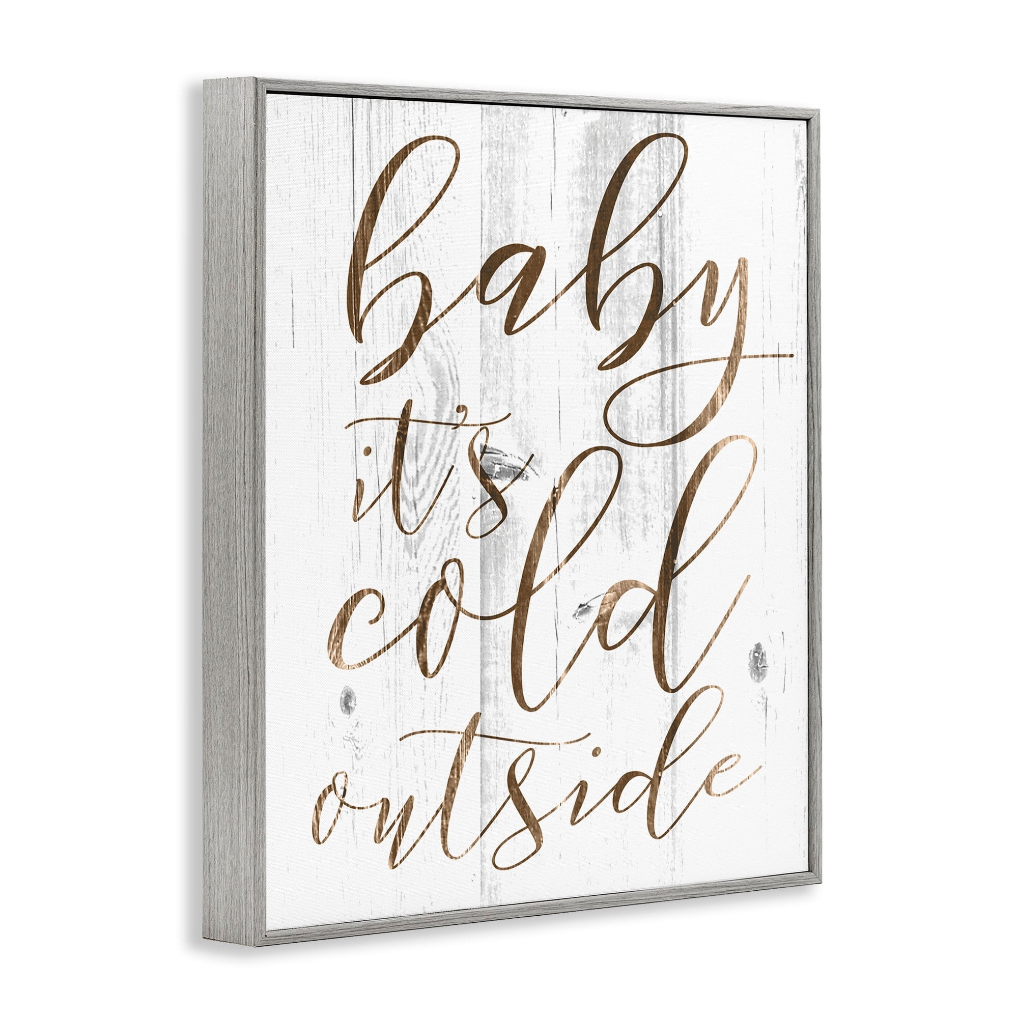Stupell IndustriesBaby Its Cold OutsideFramed Wall Art by Daphne Polselli