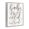 thumbnail image 3 of Stupell IndustriesBaby Its Cold OutsideFramed Wall Art by Daphne Polselli, 3 of 5
