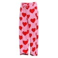 thumbnail image 6 of FLYCURVY Plus Size Women Pajama Pants Soft Long Sleep Lounge Pants Drawstring with Pocket L-5XL, 6 of 6