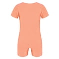 thumbnail image 2 of Oyolan Kids Boys Girls Short Sleeves Gymnastics Leotard Jumpsuit Unitard Ballet Dance Dancewear Orange 10, 2 of 7